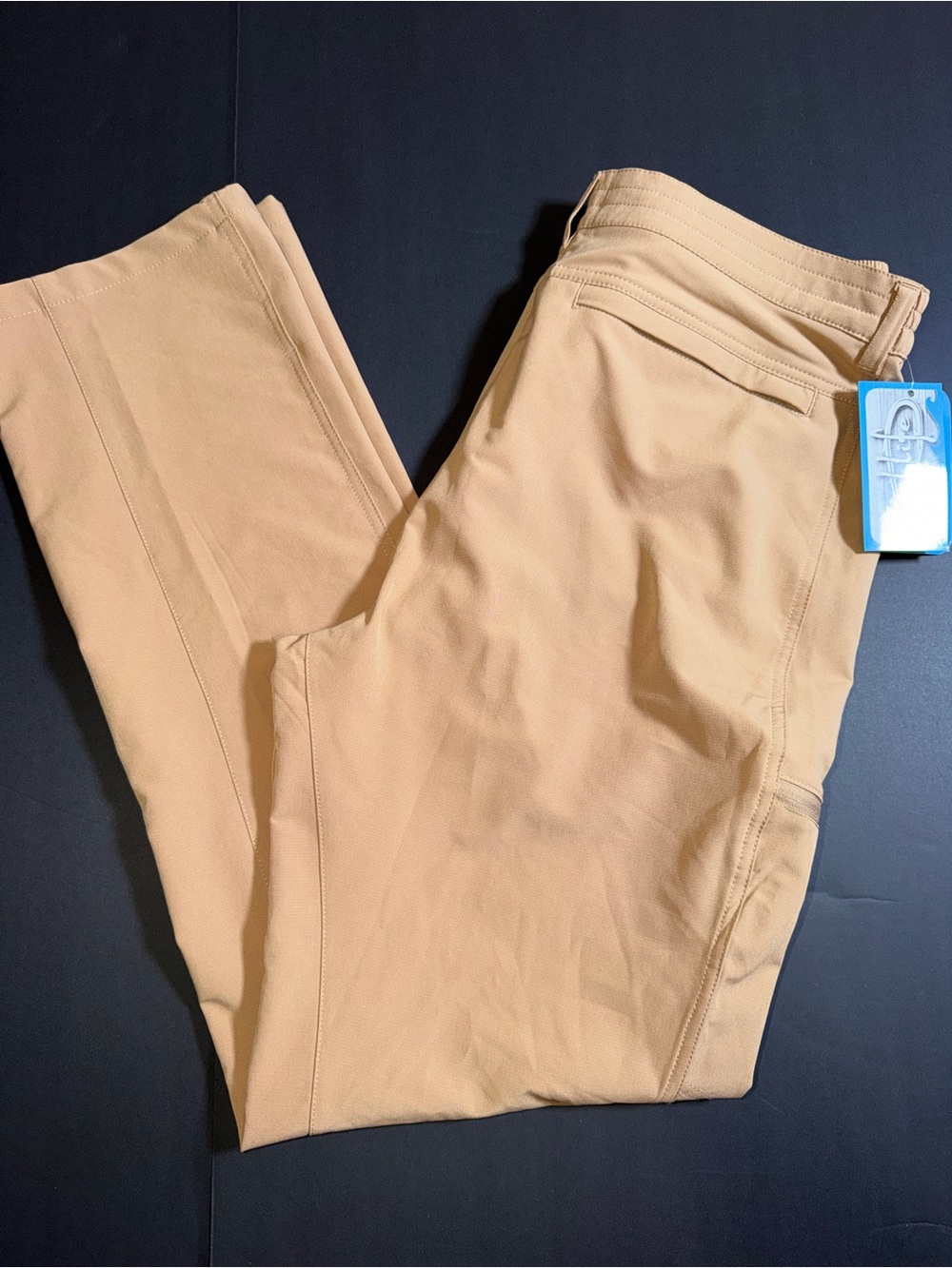 Reel Life Men's Cargo Utility Tan Stretch Performance Pants